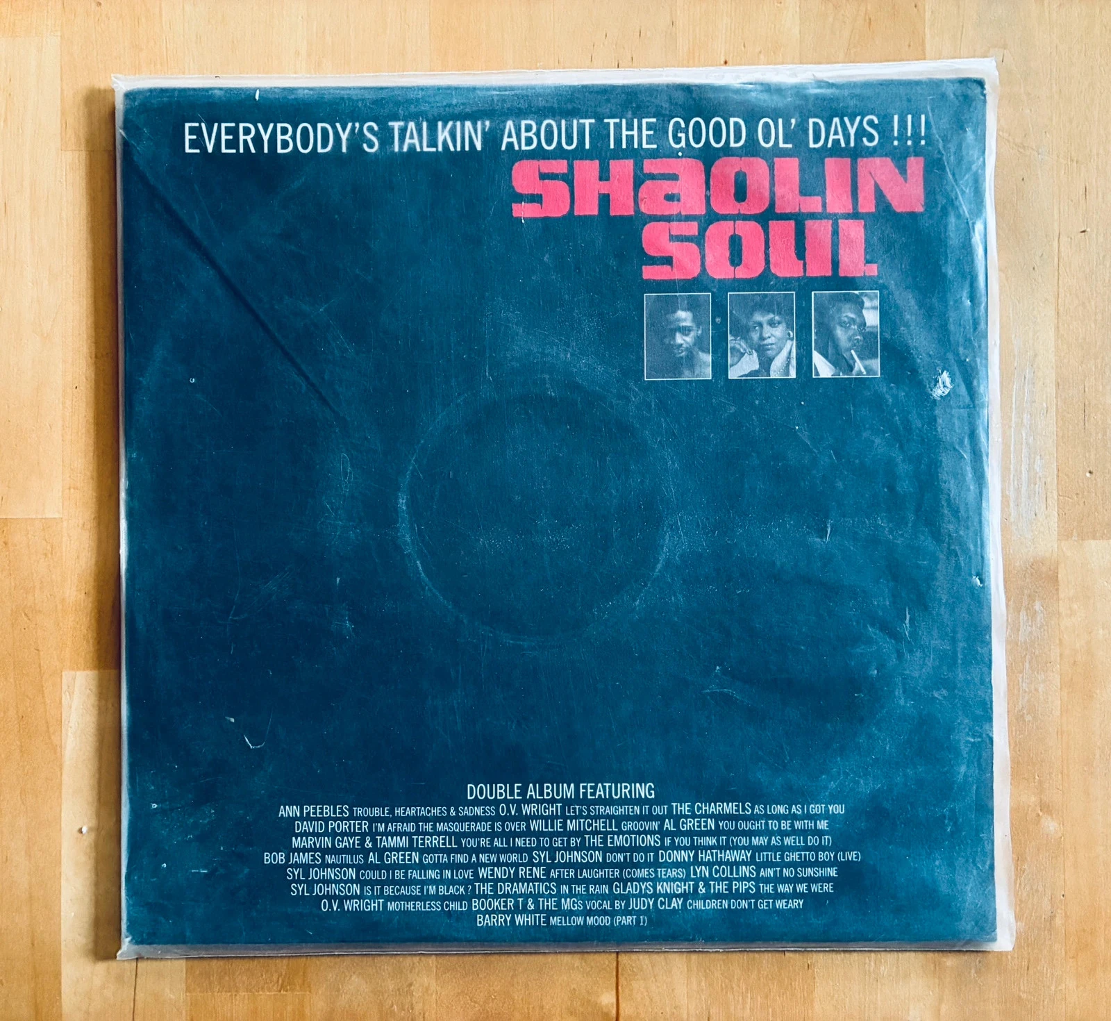 Double disque vinyle 33T VA Shaolin Soul vol 1.